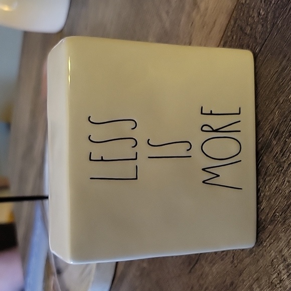 Less is More/More or Less Rae Dunn Blocl - Picture 2 of 5